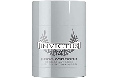 Paco Rabanne Invictus Deodorant Stick Alcohol-free 2.5 Oz./ 75 Ml for Men By 2.5 Fl Oz