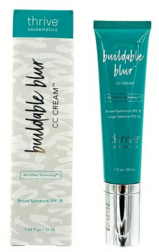 Thrive Causemetics Buildable Blur CC Cream SPF35 (Light) 1.08fl oz