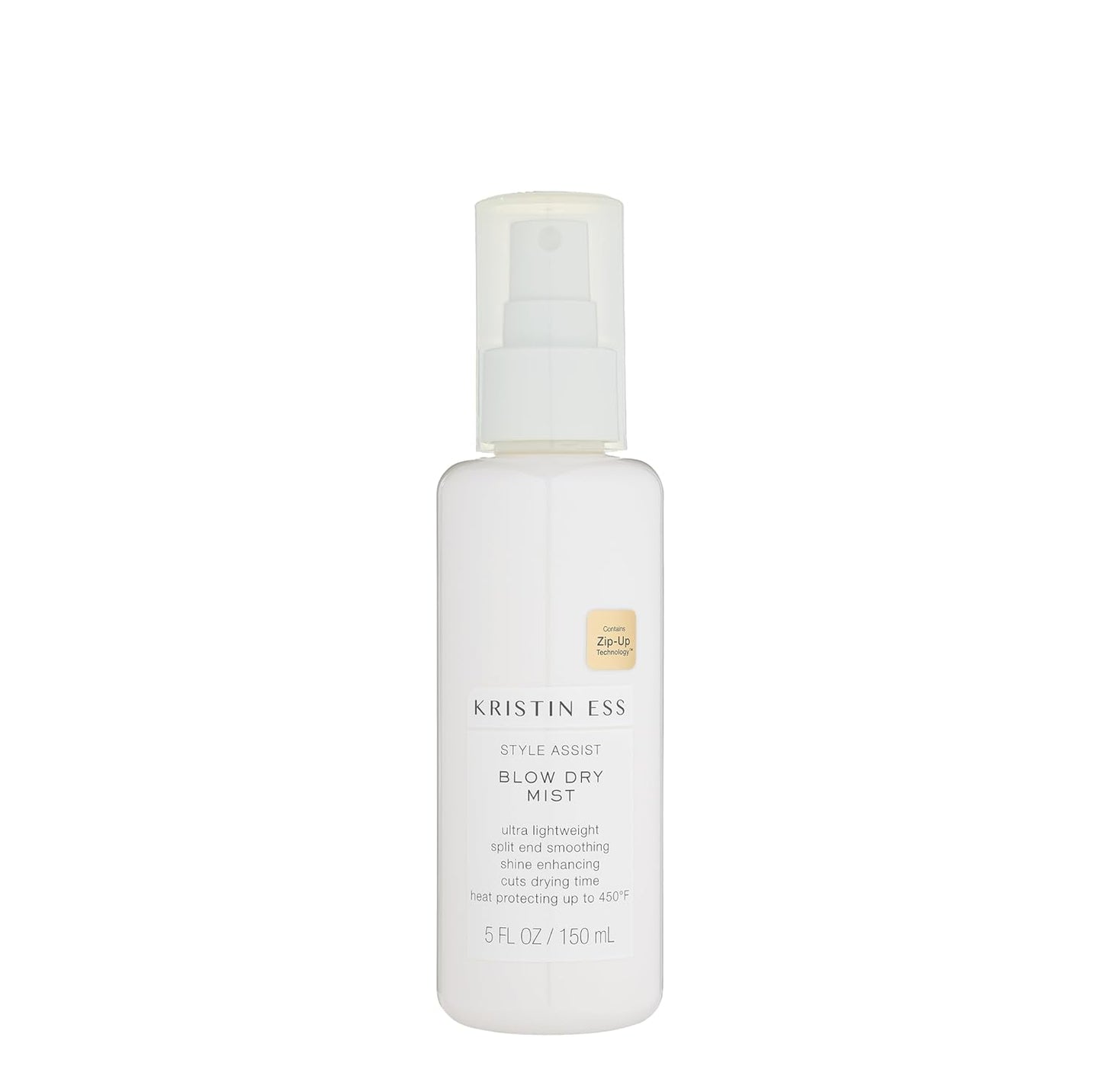Kristin Ess Style Assist Blow Dry Mist Heat Protectant Spray for Hair - Anti Humidity Frizz Control - Shine Enhancing - Sulfate Free Thermal Heat Protection Hairspray for Blow Dry Styling + Detangling