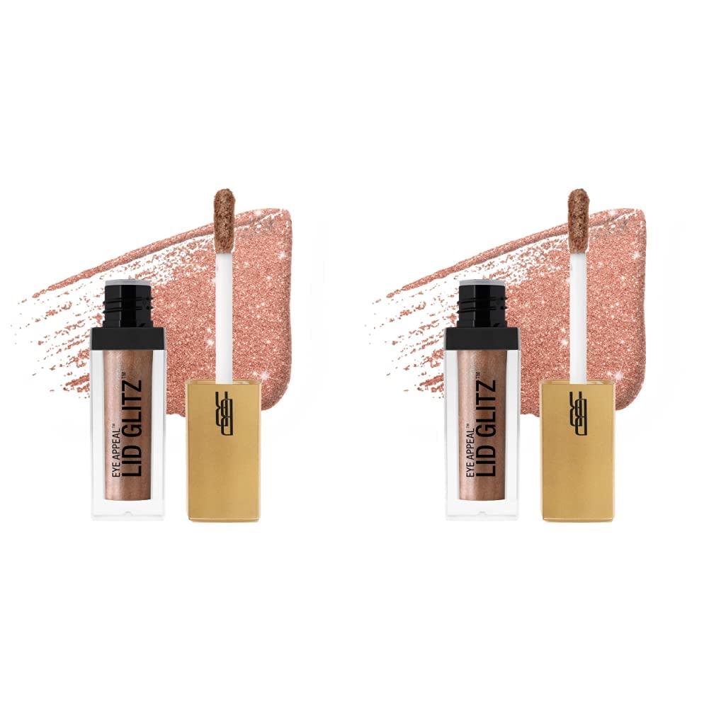 Black Radiance Eye Appeal Lid Glitz Liquid Shimmer Eyeshadow, A Lister (Pack of 2)