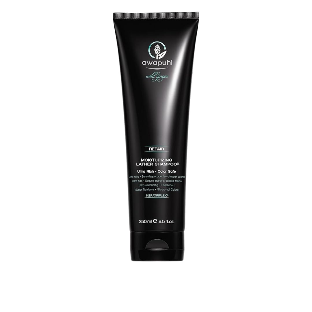 Awapuhi Wild Ginger by Paul Mitchell Nourishing Shampoo, Ultra Rich, Color-Safe Formula, For Dry, Damaged + Color-Treated Hair
