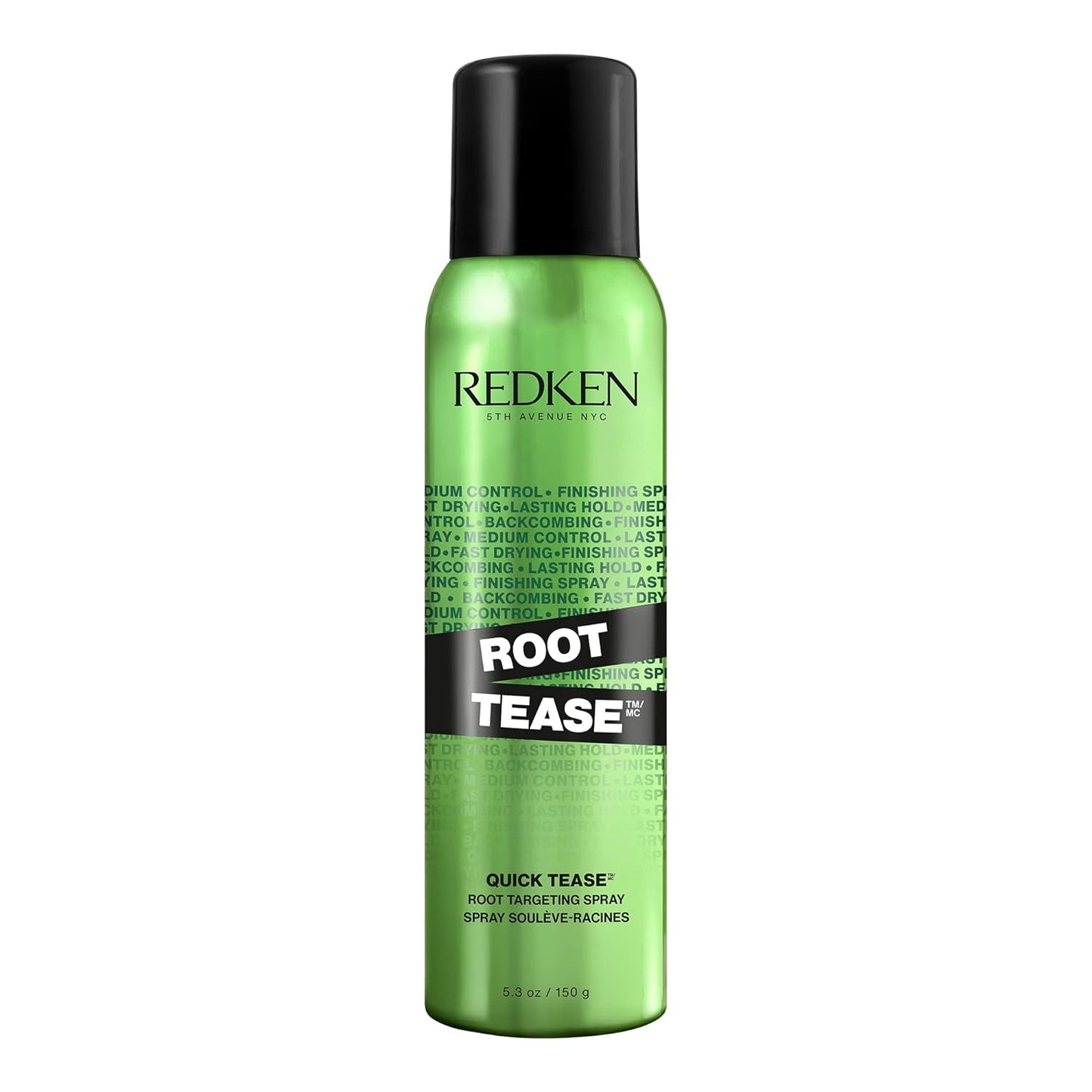 Redken Root Tease Backcombing Finishing Spray | For All Hair Types | Adds Full-Bodied Teased Finish | Creates Instant Backcombed Effect | Matte Finish & Teased Volume Effect | Medium Control