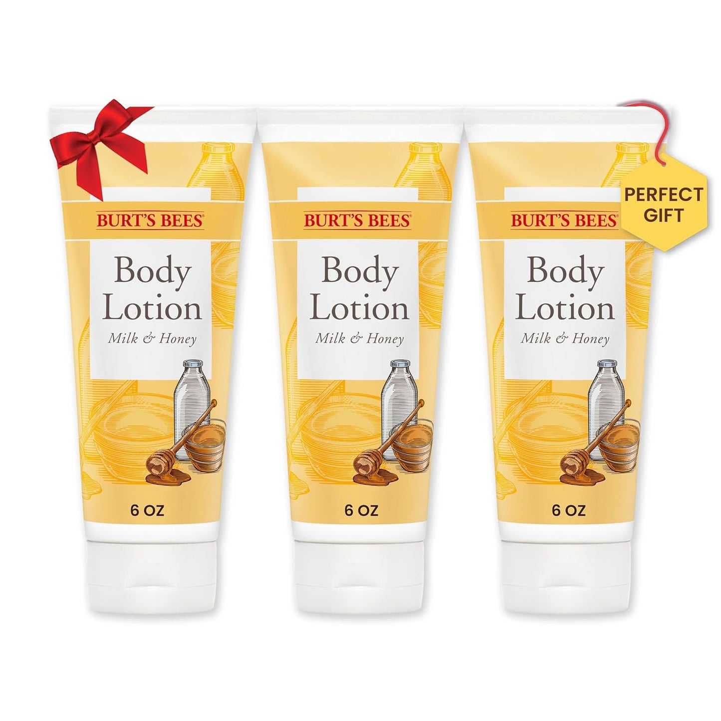 BurtÕs Bees Body Lotion for Normal to Dry Skin with Milk & Honey, 6 Oz (Package May Vary)