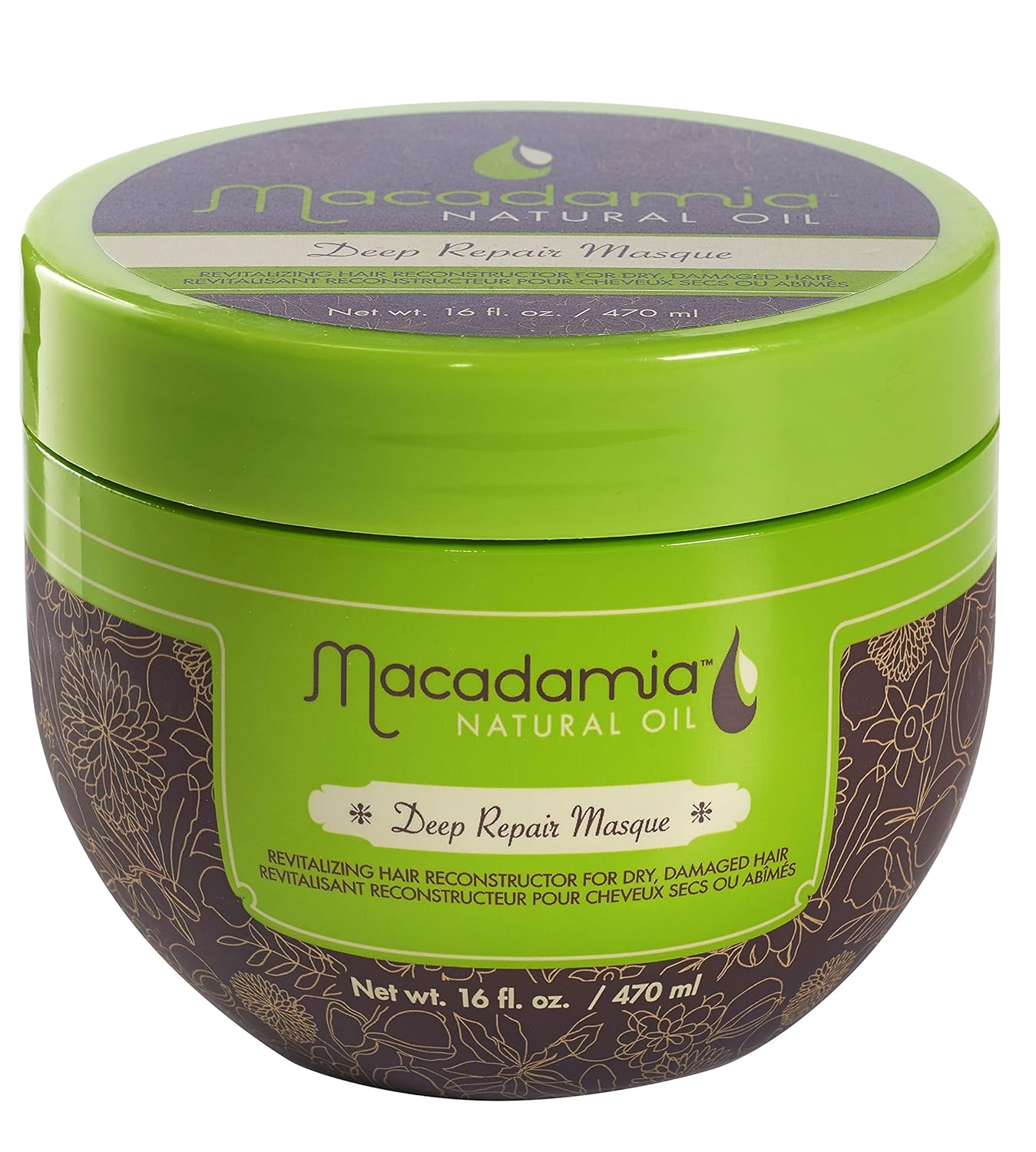 Macadamia Natural Deep Repair Hair Masque, 16 OZ