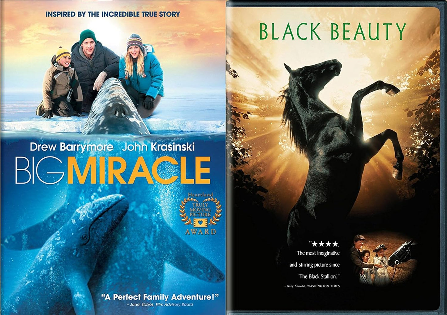 Humans and Animals Collection -Black Beauty & Big Miracle 2-Movie Bundle