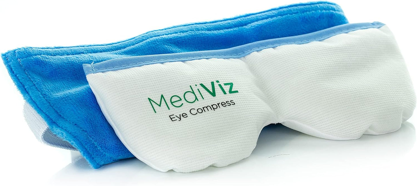Mediviz Warm Compress Eye Mask - Moist Heat Compress for Irritated Eyes and Eyelid Lumps and Bumps