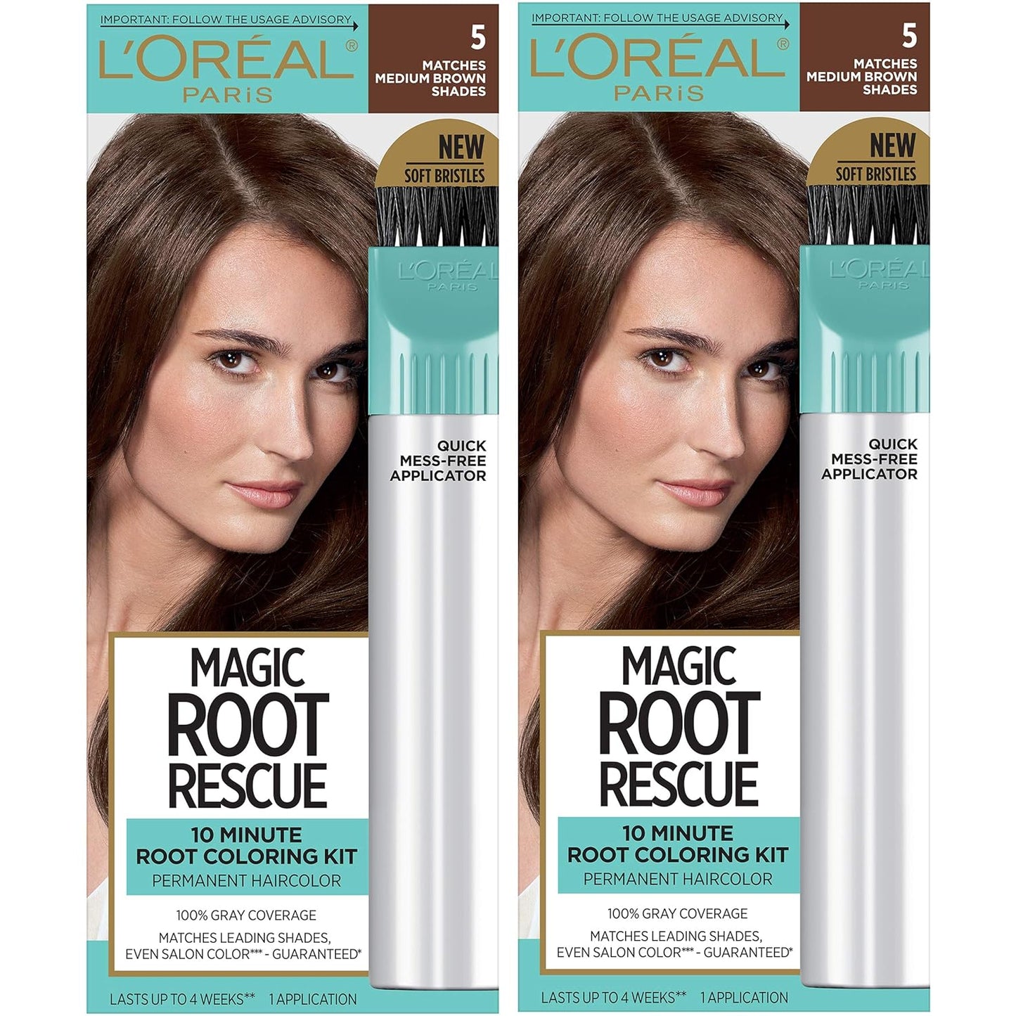 L'OrŽal Paris Root Rescue Medium Brown 5 2PK