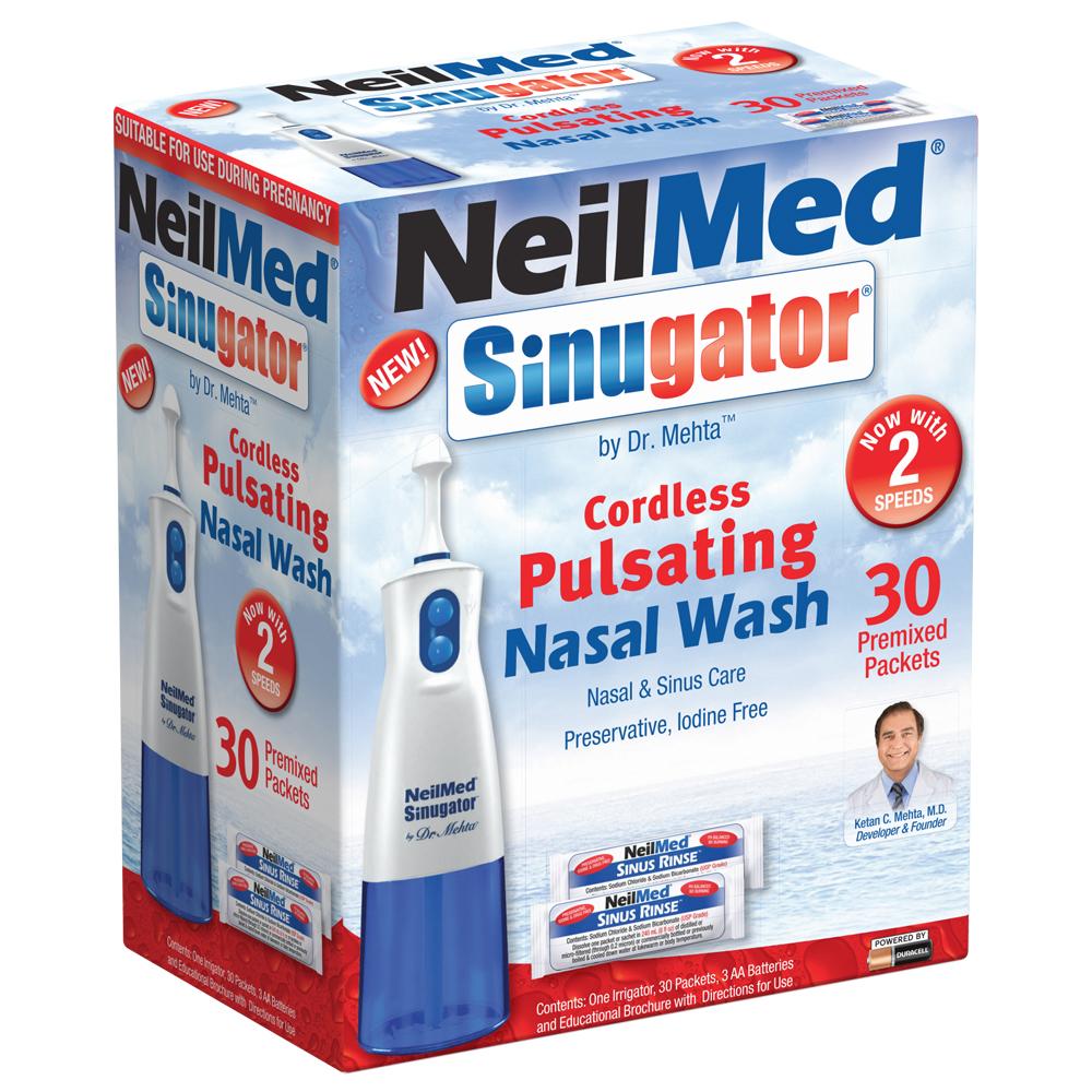 NEILMED Sinugator Device & 30 Sachets