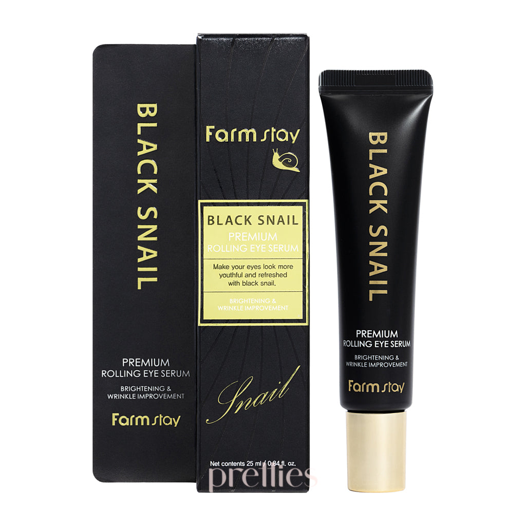 Farmstay Black Snail Premium Rolling Eye Serum 25ml