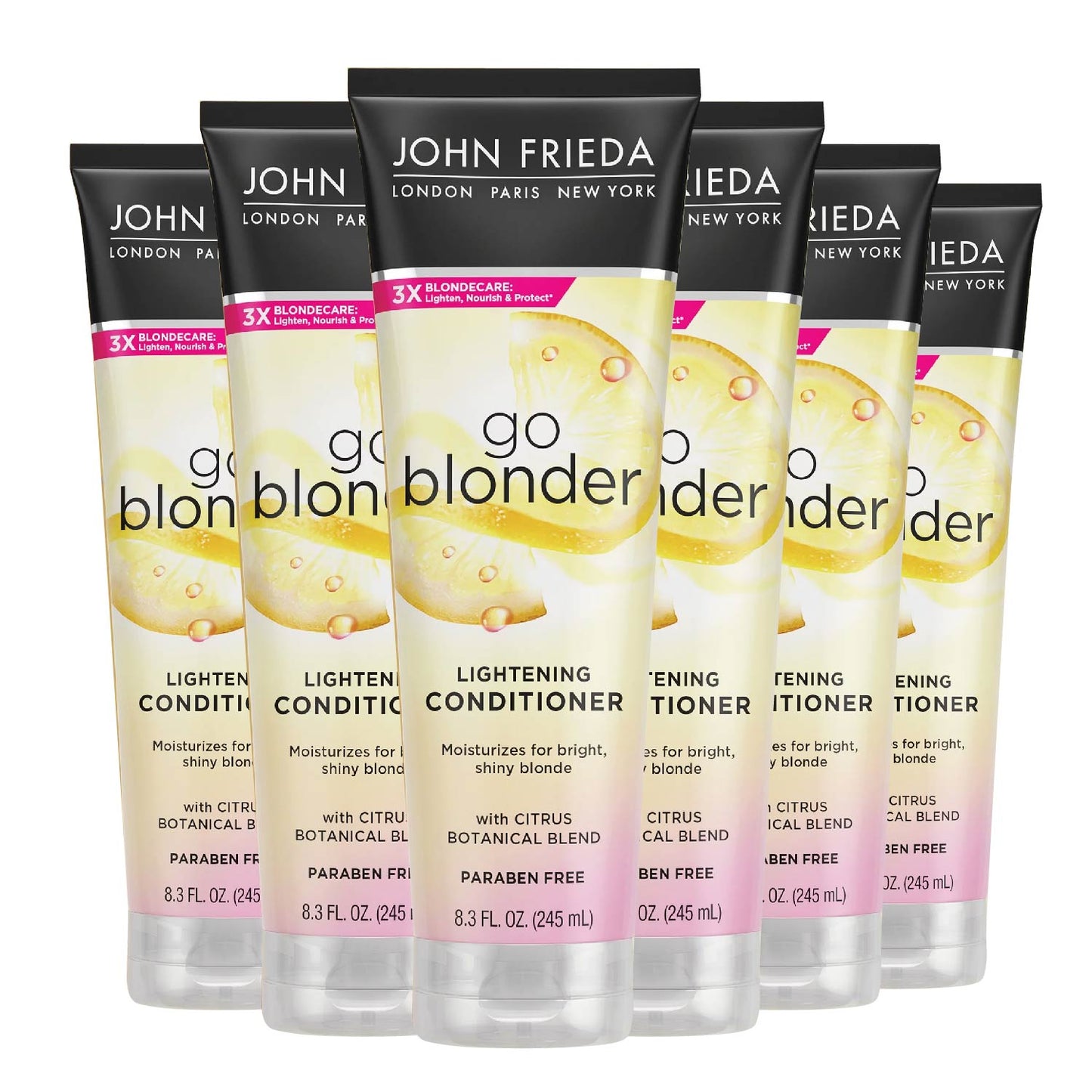 John Frieda - Sheer Blonde, Go Blonder, Lightening Conditioner - 8.3 Oz - 6 Pack