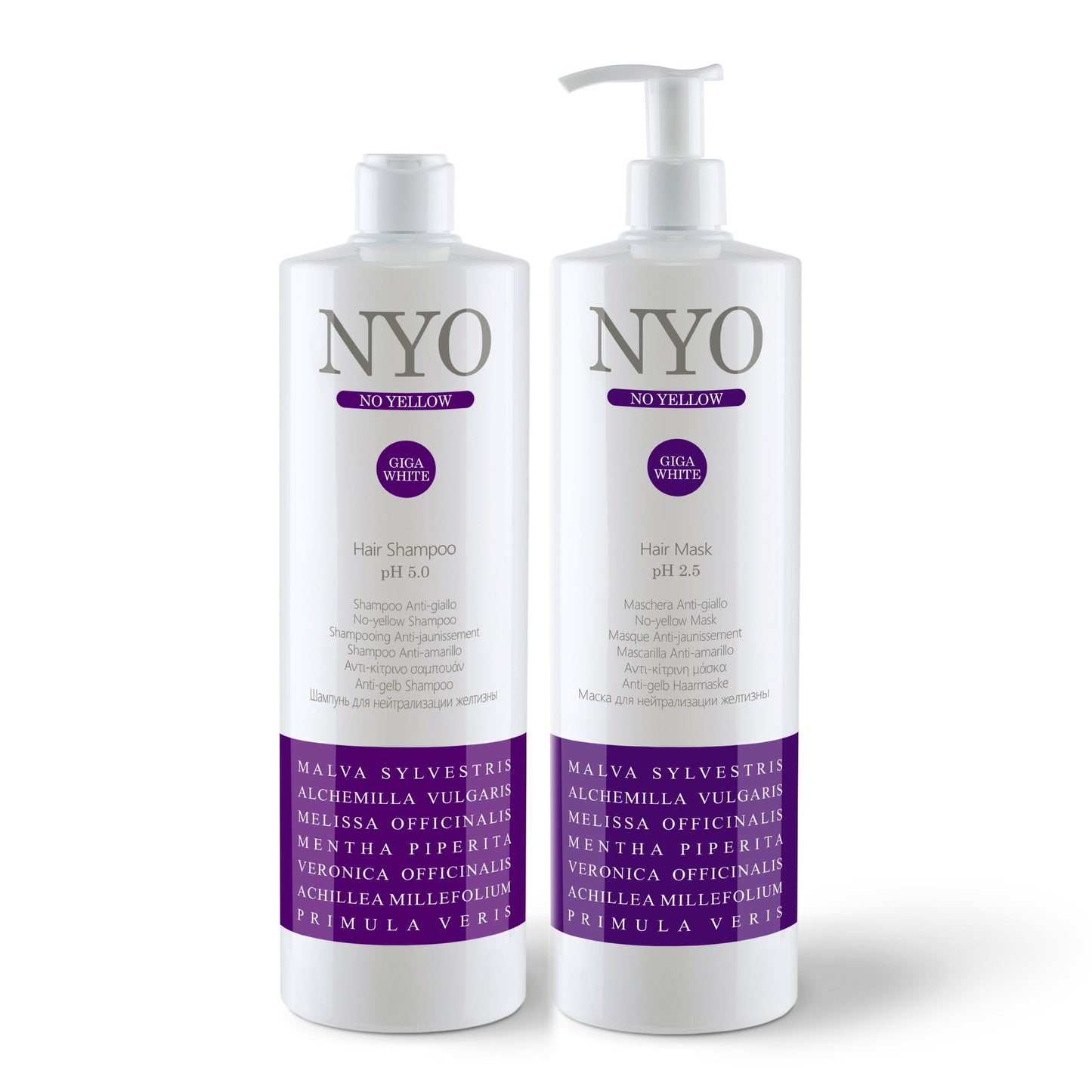 NO YELLOW HAIR LARGE DUO