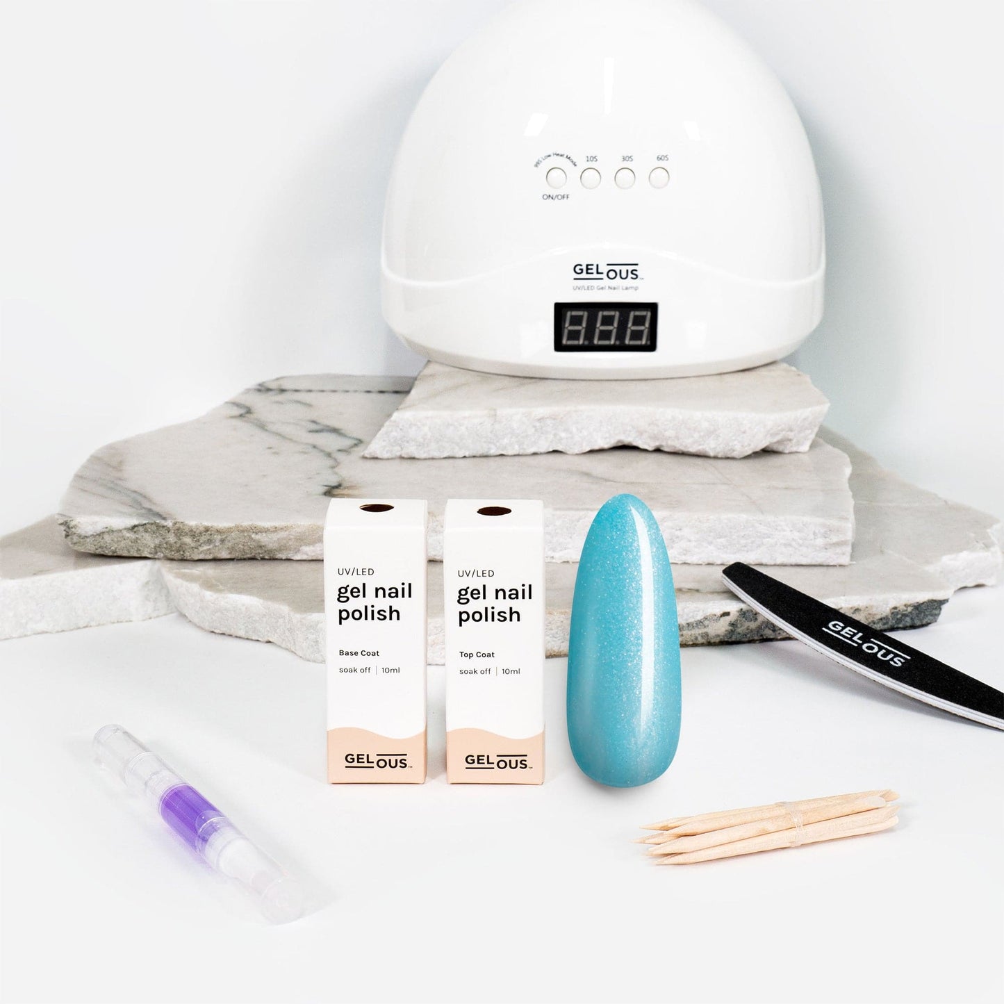 Gelous gel nail polish Ice Cold Essentials Pack - photographed in New Zealand