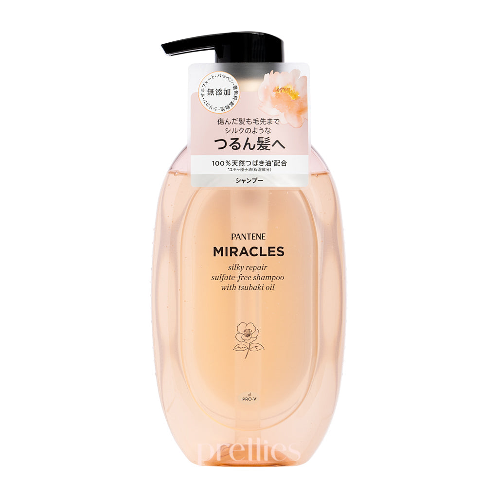 P&G Pantene Miracles Silky Repair Shampoo (For Damaged Hair) 440g (Pink)