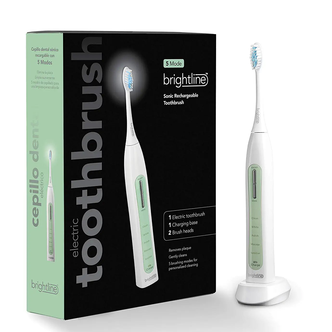 Brightline Rechargeable Sonic Electric Toothbrush