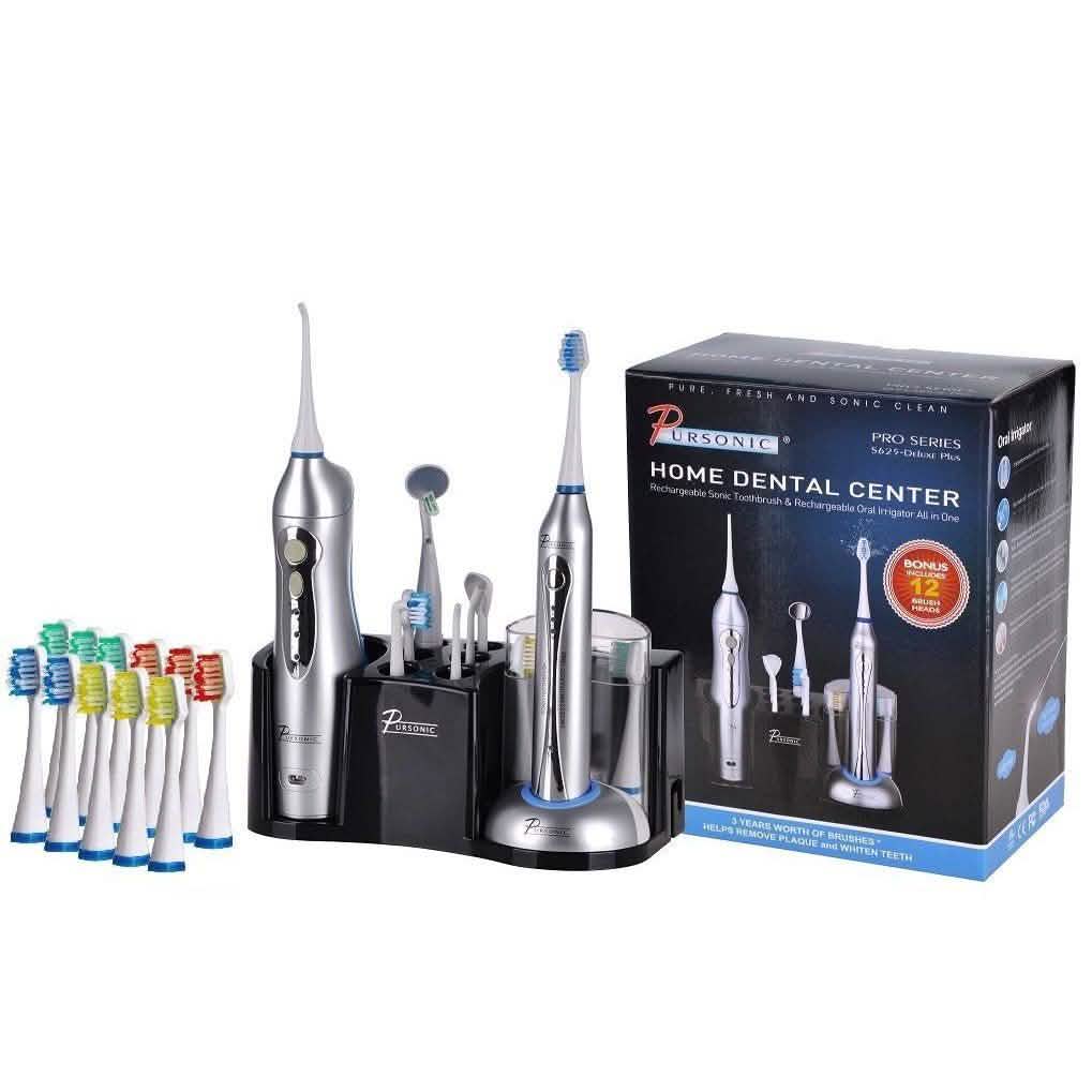 Pursonic S625 Rechargeable Sonic Toothbrush & Water Flosser