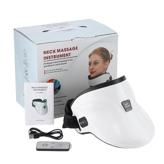 Electric Hot Compress Neck Fixed Traction Air Pressure Kneading Massage Instrument - amazitshop