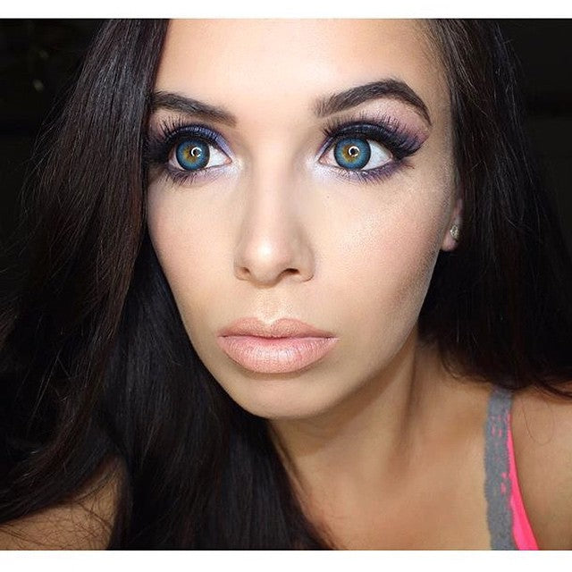 Natsumi Blue Colored Contacts