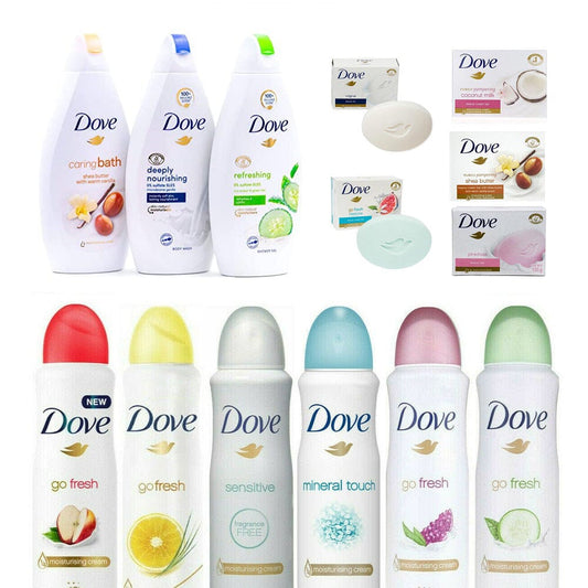 14-Piece: Dove Assorted Hygienic Beauty Kit