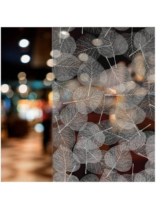 BDF 4WHLV Drative Window Film White Leaves 36in X 7ft