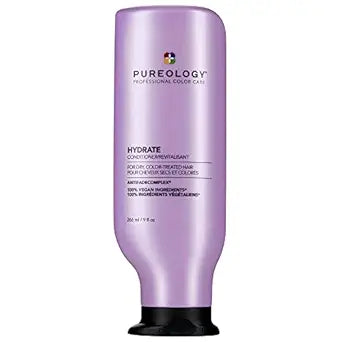 Pureology Hydrate Moisturizing Conditioner | Softens and Deeply Hydrates Dry Hair | For Medium to Thick Color Treated Hair | Sulfate-Free | Vegan
