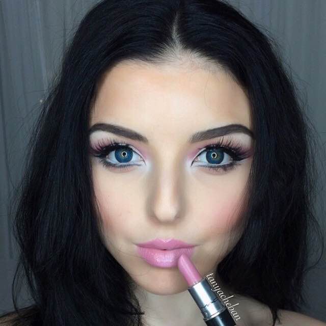 Natsumi Blue Colored Contacts