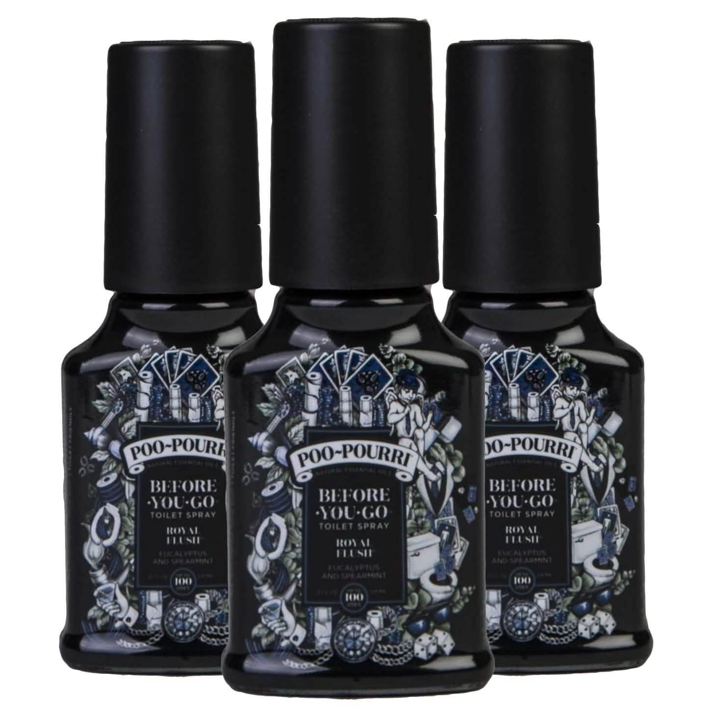 3-Pack: Poo-Pourri Before You Go Spray Beauty & Personal Care Royal Flush - DailySale