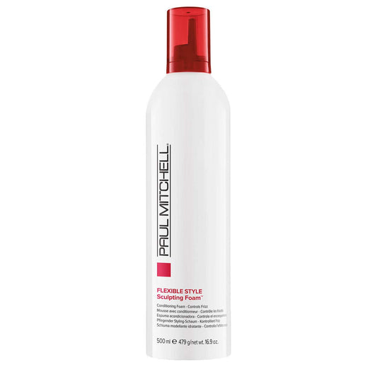 Paul Mitchell Sculpting Foam, Conditions + Controls Frizz, For All Hair Types