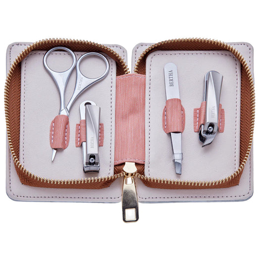 4-Piece Set: Bertha Avery Surgical Steel Groom Kit