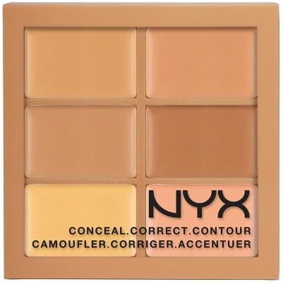 NYX Conceal Correct Contour Palette 3CP02 Medium (0.05 Oz)