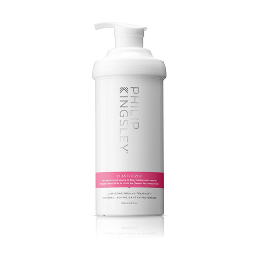 PHILIP KINGSLEY Elasticizer Deep-Conditioning Hair Mask Repair Treatment for Dry Damaged Colored Bleached All Hair Types Deeply Conditions Adds Bounce and Shine, 16.9 oz