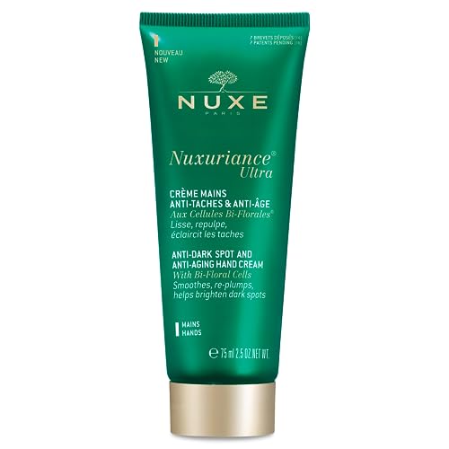 NUXE Nuxuriance Ultra Hand Cream - Anti-Aging & Anti-Dark Spot Moisturizer For Dry Cracked Hands, 2.5 Oz