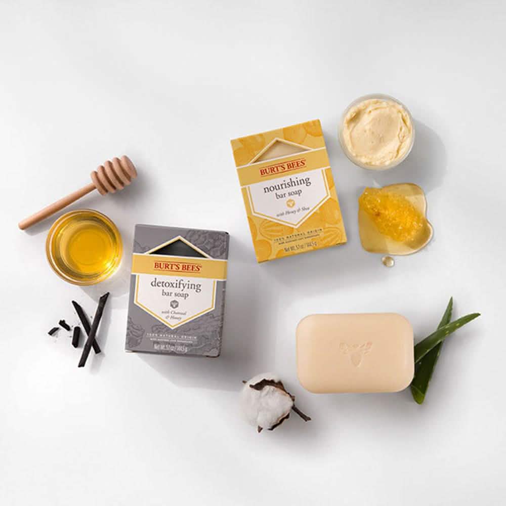 5-Pack: Burt's Bees Nourishing Bar Soap with Honey and Shea