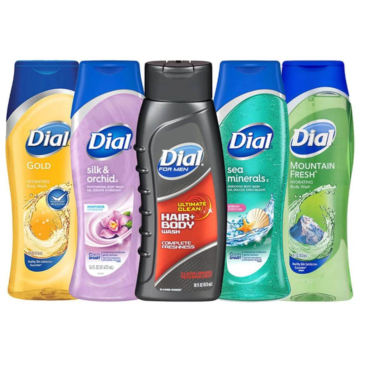 5-Pack: Dial 16 oz. Body Washes