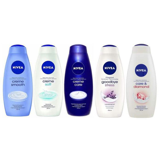 5-Pack: Nivea Nourishing Body Wash