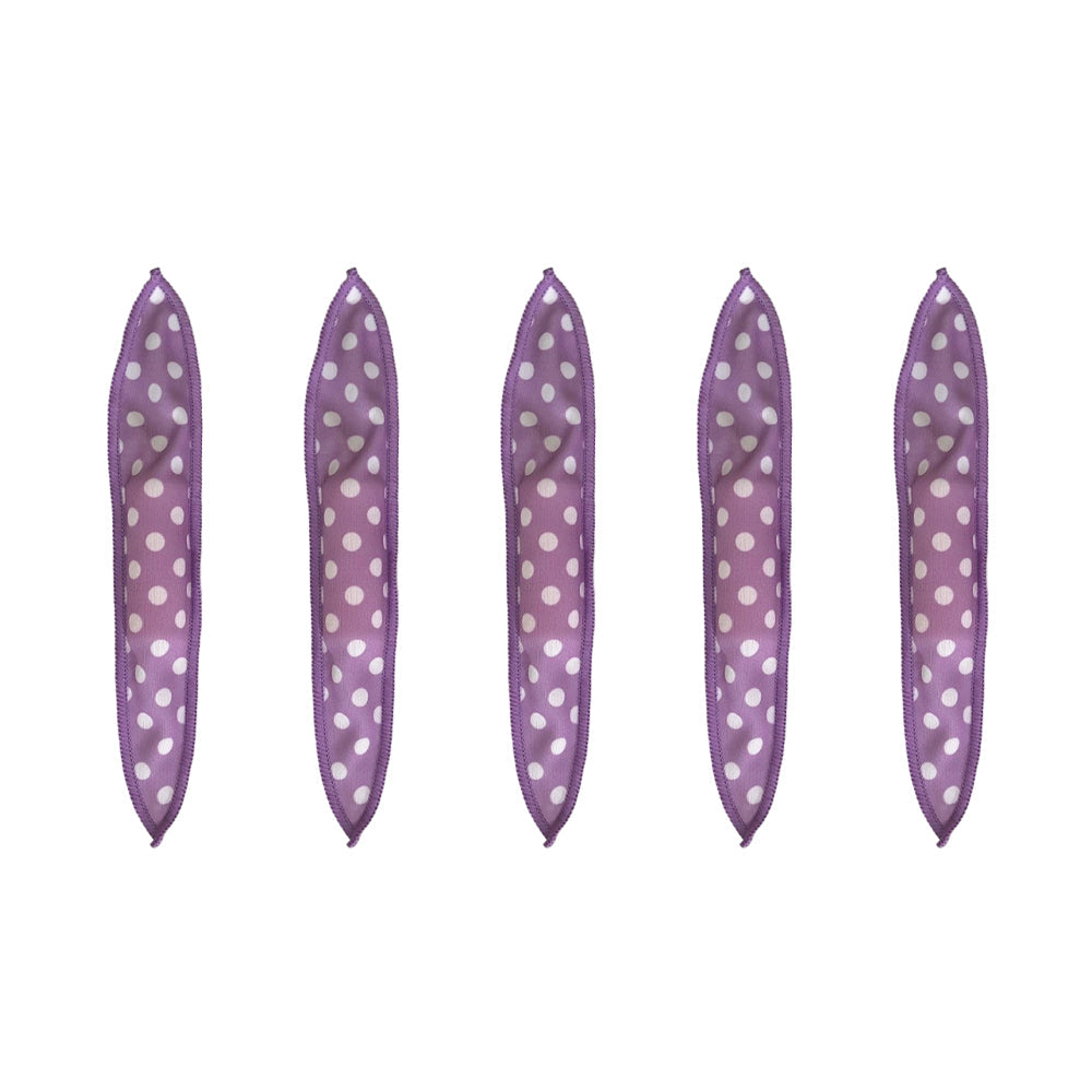 5-Piece: Hair Twist Curler Set Beauty & Personal Care Purple - DailySale