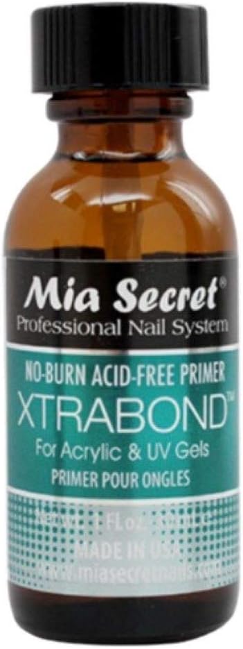 Mia Secret No Burn Acid Free Primer Xtra Bond Acrylic Uv Gel 1 Fl Oz