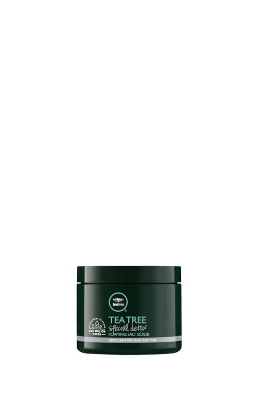 Tea Tree Special Detox Foaming Salt Scrub, Exfoliates, Refreshes Scalp, For All Hair Types, 6.5 oz.