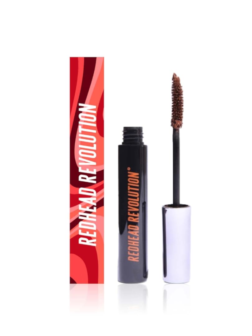 Redhead Revolution's Gingerlash Redhead Mascara | Auburn Brown Mascara for Redheads & Blondes (Honest Auburn)