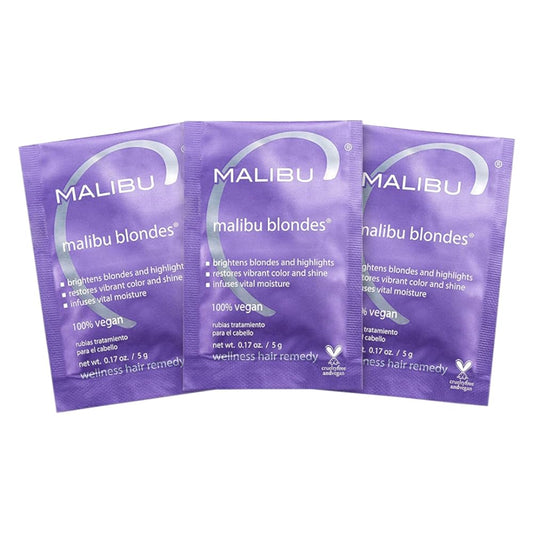Malibu C Blondes Wellness Remedy - Removes Discoloration from Blonde Hair - Brightening Blonde Remedy for Moisturized, Vibrant Strands