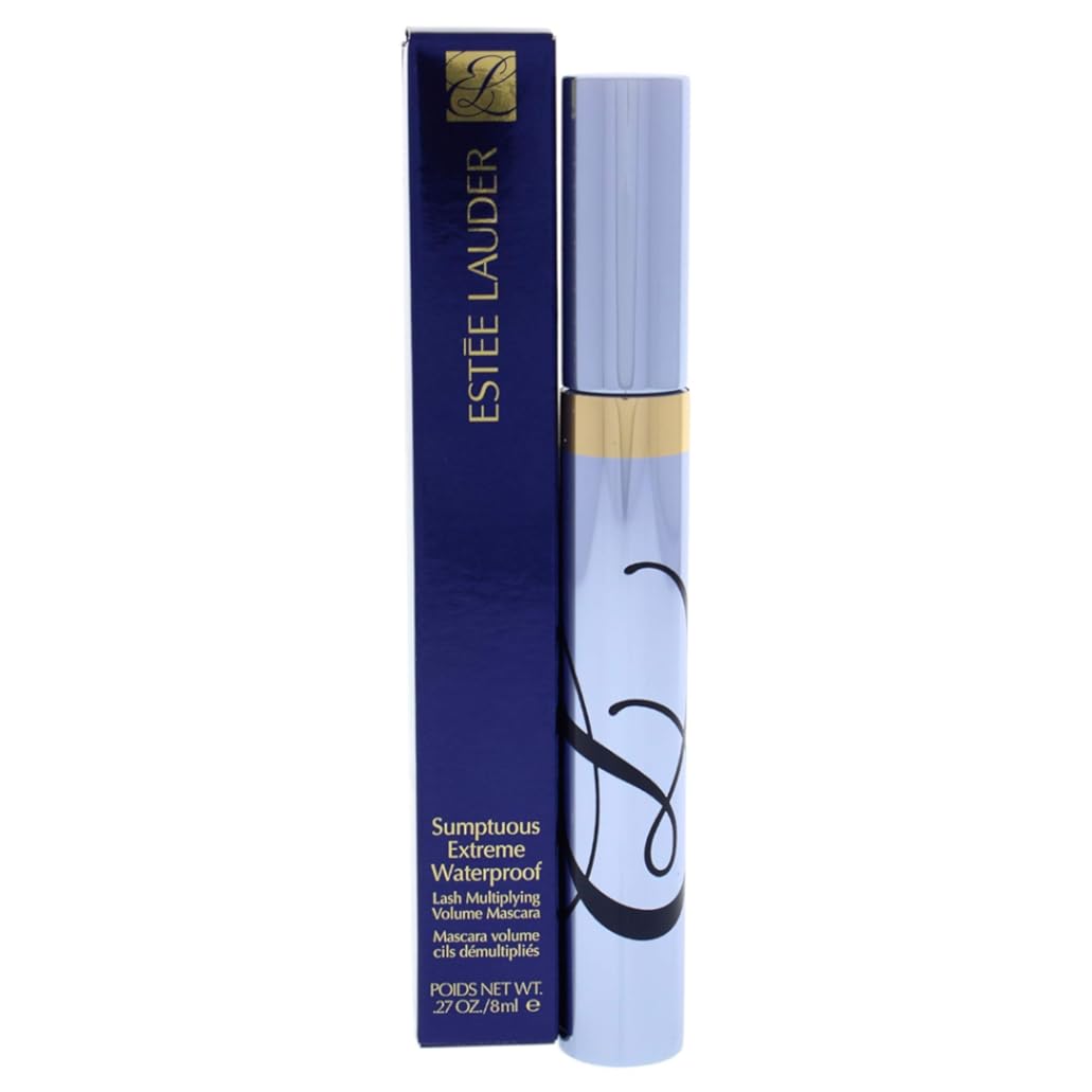 Estee Lauder Sumptuous Extreme Waterproof Lash Multiplying Volume Mascara, Extreme Black, 0.3 Ounce