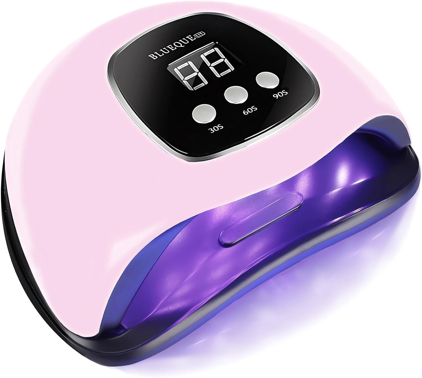 BIGBEAR UV Light for Nails, 48W UV LED Nail Lamp for Gel Polish, Fast Nail Dryer with Automatic Sensor, 3 Timer Setting, Small and Portable, LED Nail Light for Fingernail and Toenail Nail