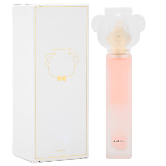 Saluaqui Lady Perfume, Exquisite Cute Lasting Light Fragrance Floral Fruity Faint Scent Perfume Gift, Fruity Perfume with Bear Shaped Bottle 20ml