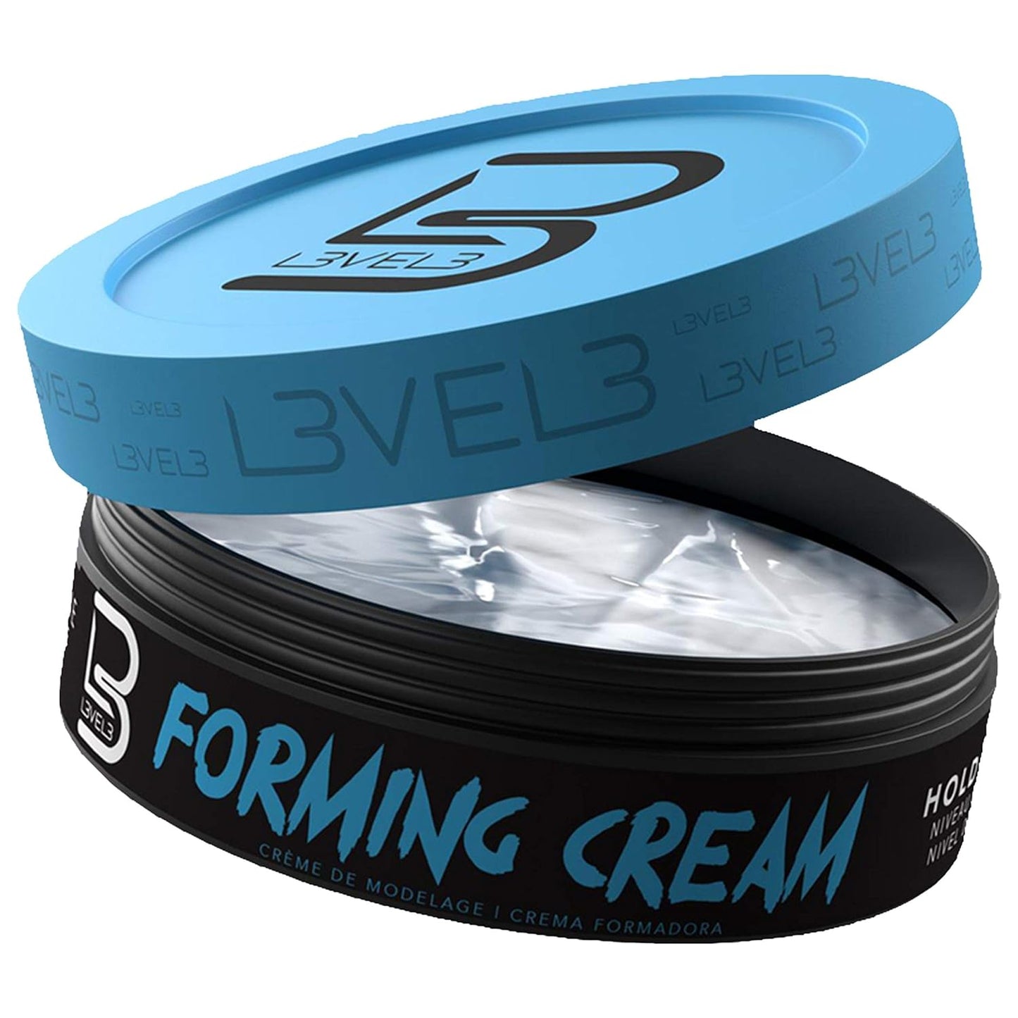 L3 Level 3 Forming Cream - Natural Look Hairstyle - Improves Volume - No Stickiness Level Three Hair Cream