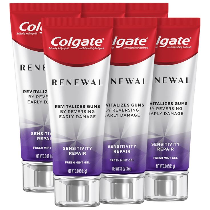 6-Pack: Colgate Renewal Sensitivity Repair Gel Toothpaste in Fresh Mint