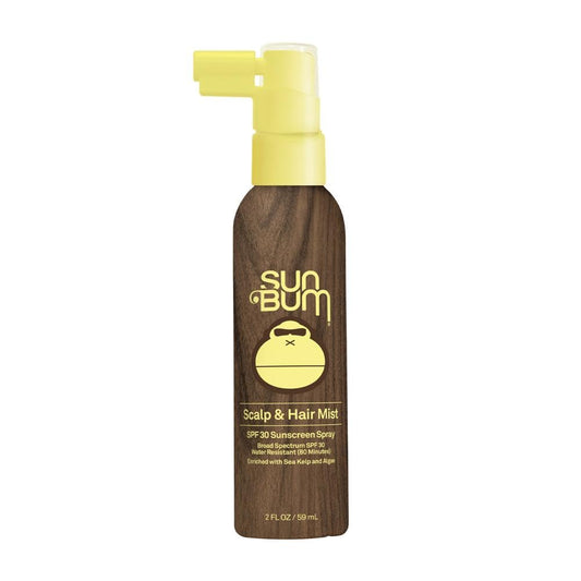 Sun Bum Original SPF 30 Sunscreen Scalp and Hair Mist I Vegan and Hawaii 104 Reef Act Compliant (Octinoxate Oxybenzone Free) I Broad Spectrum UVA/UVB Sunscreen Spray with Vitamin E I 2 OZ