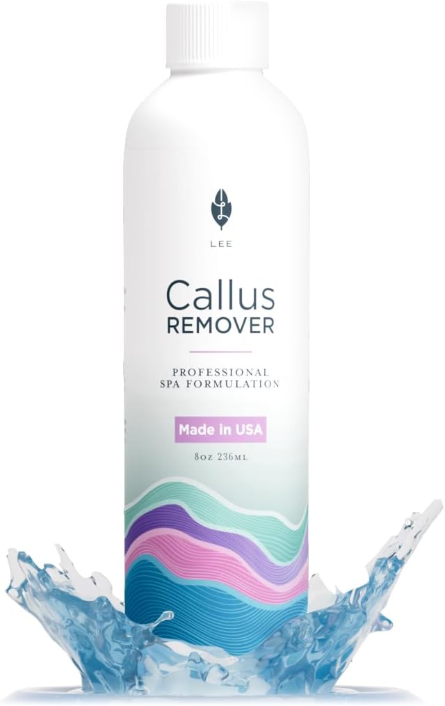 Lee Beauty Professional Callus Remover Extra Strength Gel for Feet, At Home Pedicure Results, 8 Oz