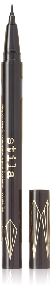 Stay All Day Waterproof Liquid Eye Liner Micro Tip - Intense Black by Stila for Women - 0.016 oz Eyeliner