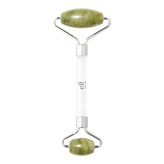 e.l.f. SKIN Jade Roller, Facial Roller to Massage & Destress Skin, Gently Massages, Soothes & Boosts SkinÕs Vitality
