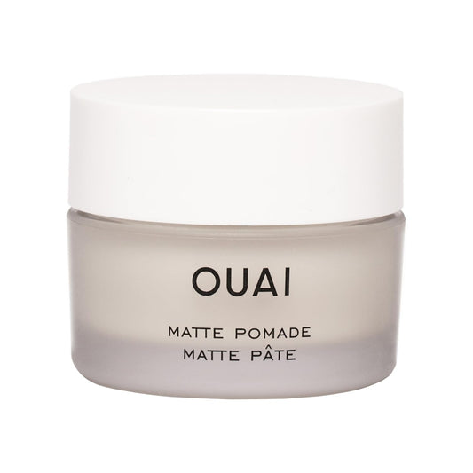 OUAI Matte Pomade for Moldable Hold, Texture, Separation & Frizz Control - Leaves Matte Finish for Cool Yet Casual Hair - Paraben Free Styling Products (1.7 Oz)