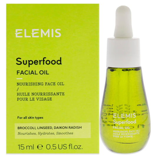 ELEMIS Superfood Facial Oil Concentrated Lightweight, Nourishing Daily Face Oil Hydrates and Smooths Skin